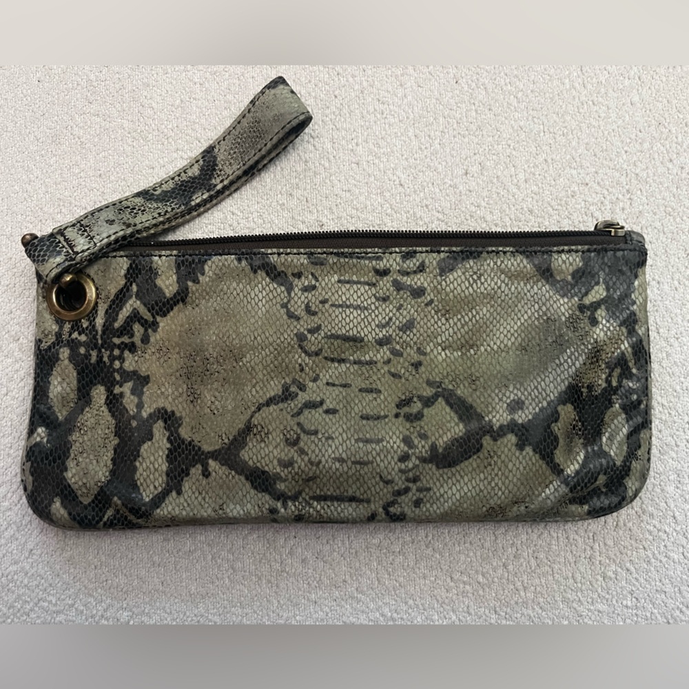 HOBO Lauren Snakeskin Wristlet